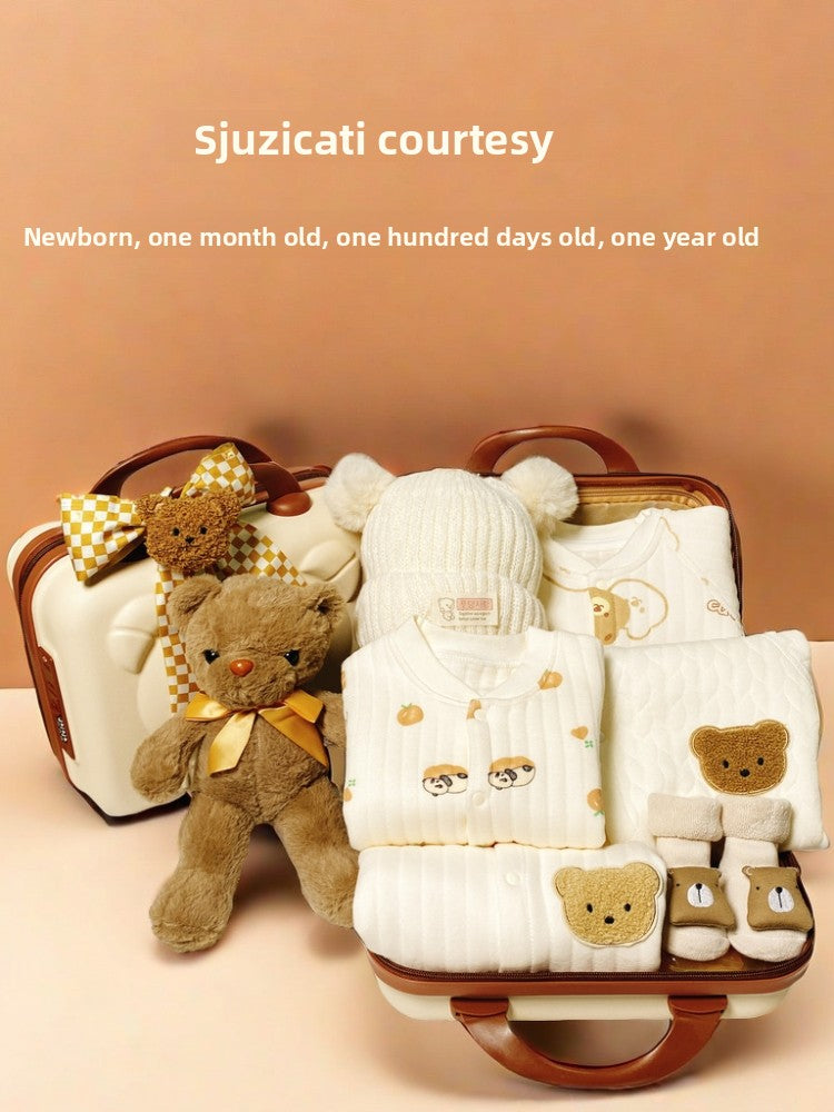 Nest&Glow® Valise Cadeau bébé