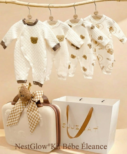 Nest&Glow® Valise Cadeau bébé
