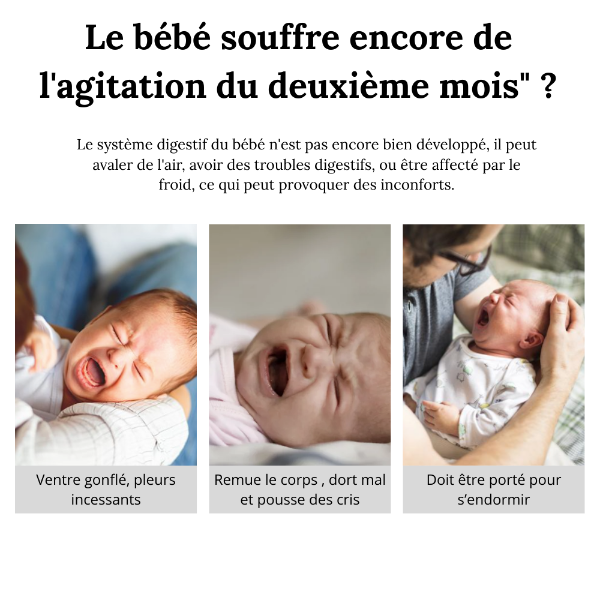 Nest&Glow® Anti-Flatulence pour Bébé